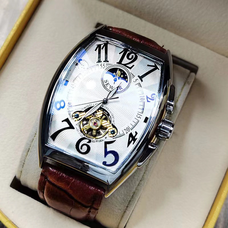 Luxury Watch Cartier - Orologio meccanico da uomo SEWOR orologi