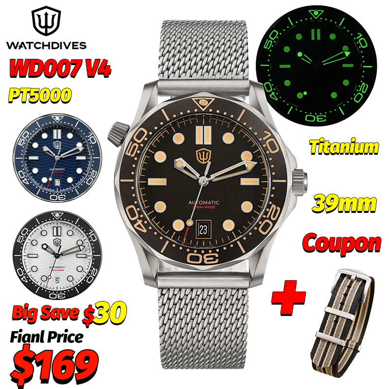 Luxury Watch Omega - Watchdives Wd007 V4 39Mm NTTD Orologio