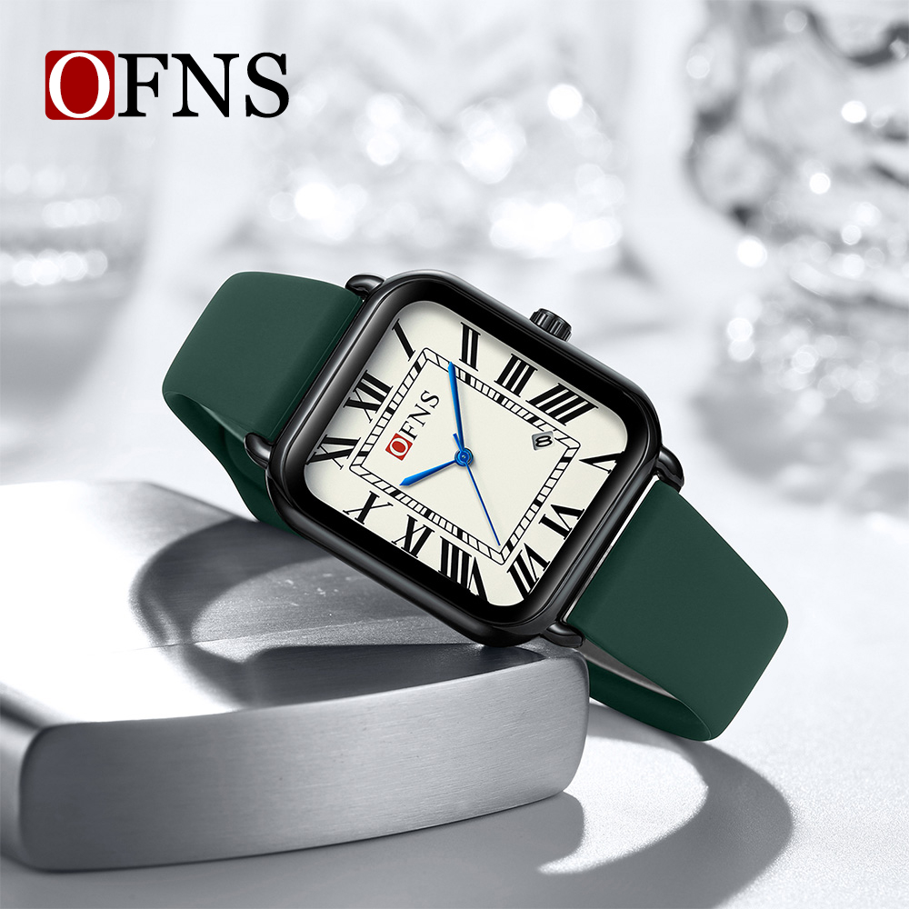 Luxury Watch Rubber Strap - Orologio da Polso Ofns 1533 con