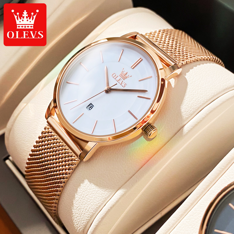Luxury Watch Display Case - Orologi OLEVS per donna orologio impermeabile