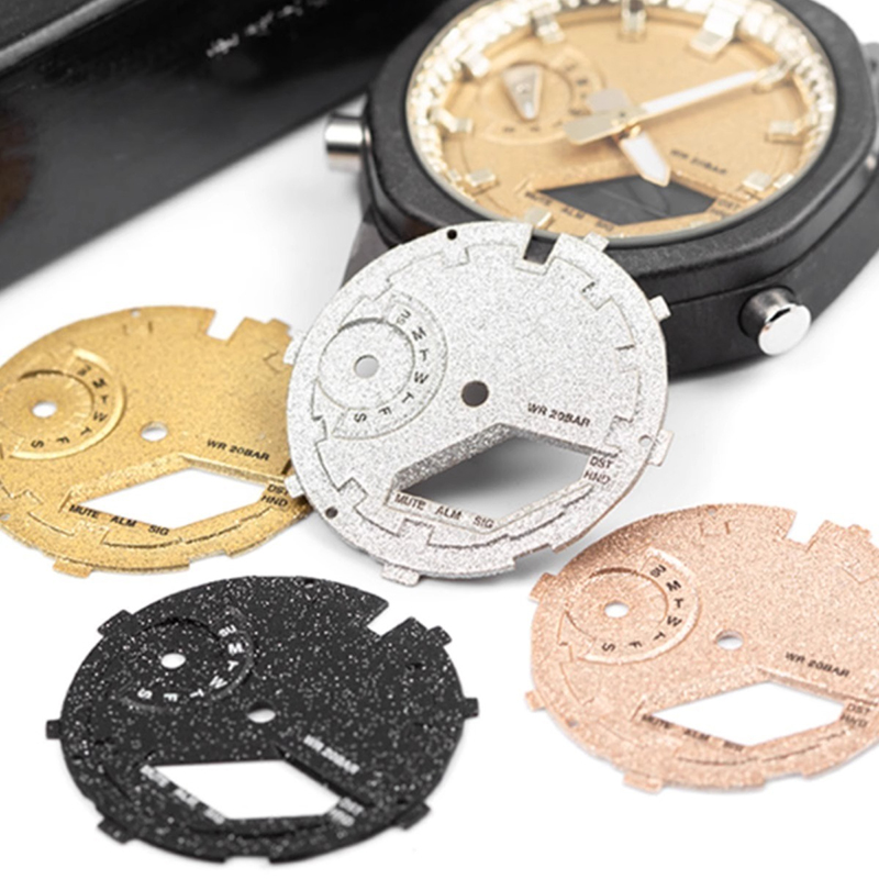 Casio Watch G-Shock Ga-2100 - Quadrante modello fuoco oro gelo per