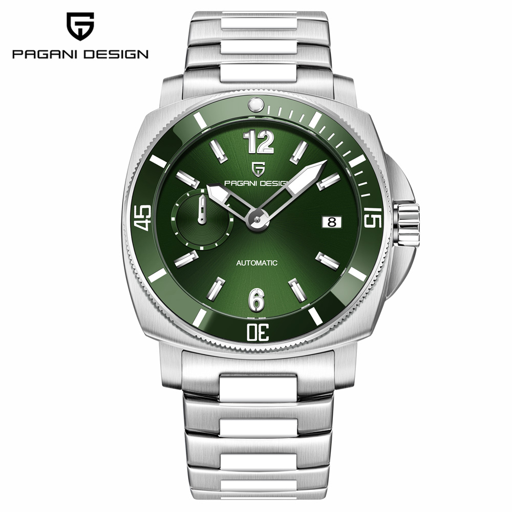 Luxury Watch Green Dial - Orologio da uomo PAGANI DESIGN Orologi