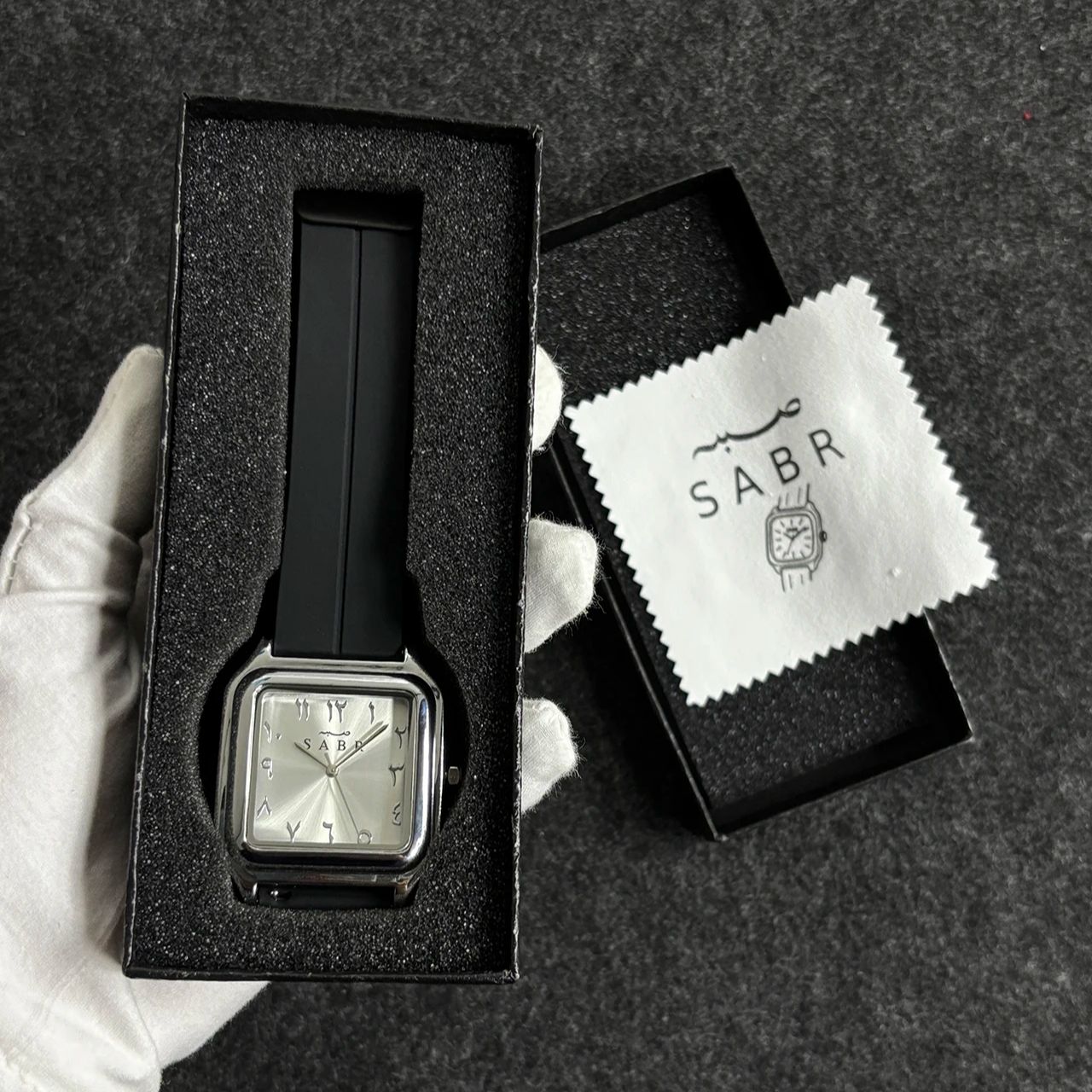 Luxury Watch Rubber Strap - SABR Orologio con numeri arabi Orologio
