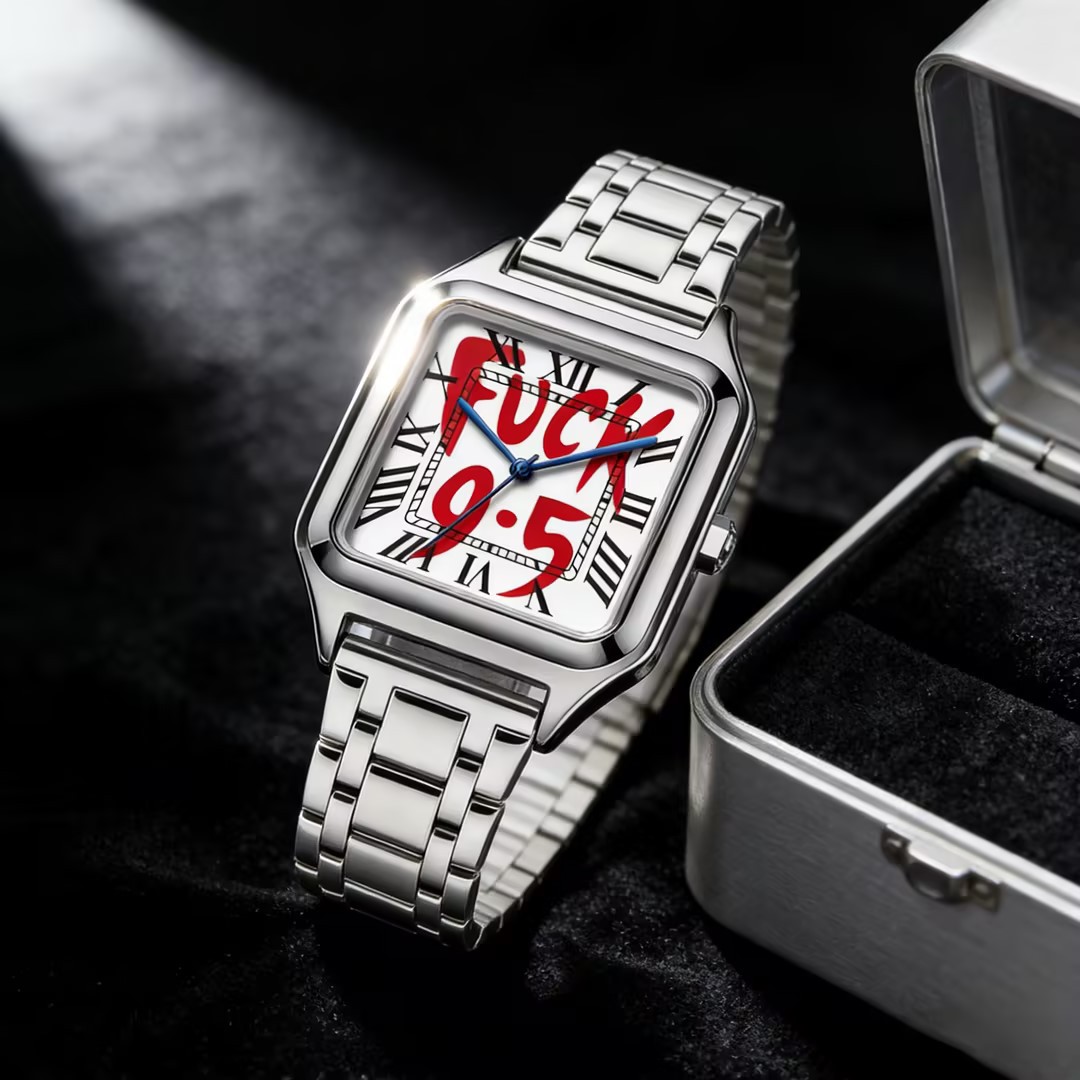 Luxury Watch Cartier - Orologio al Quarzo Unisex Impermeabile di
