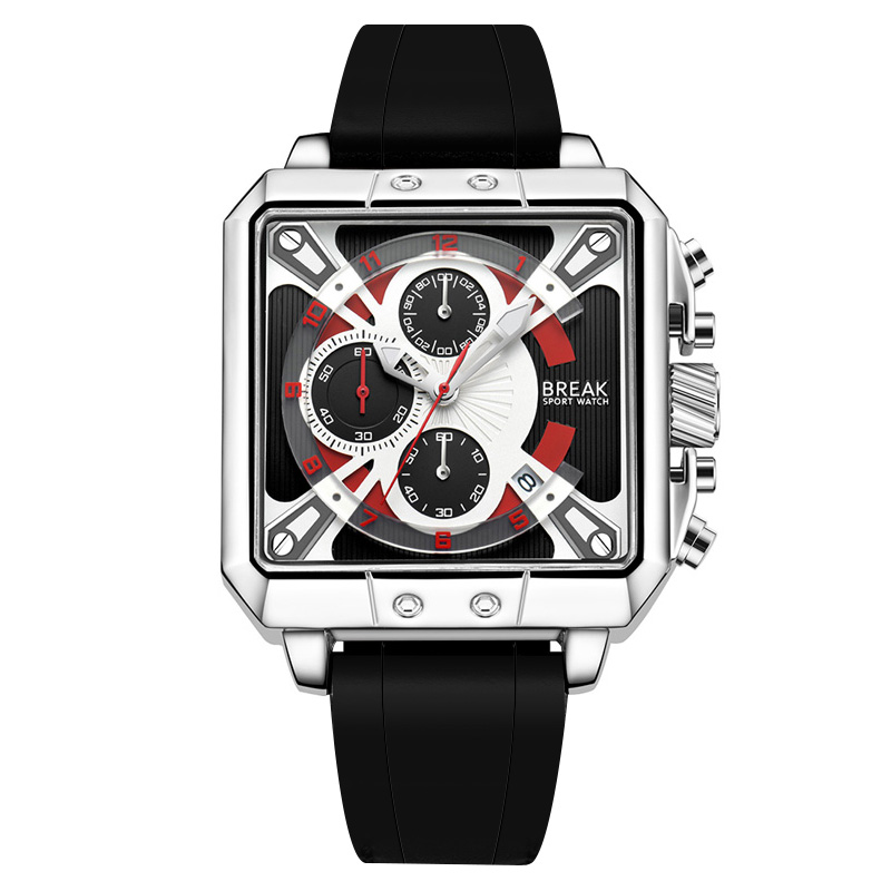 Luxury Watch Rubber Strap - Nuovo cronografo al quarzo di marca