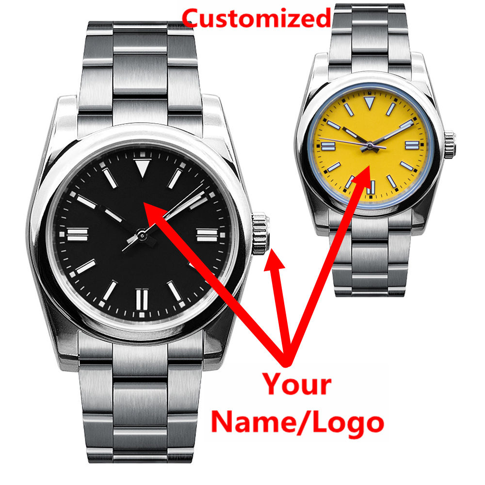 Luxury Watch Collection - Orologio da uomo con logo personalizzato,