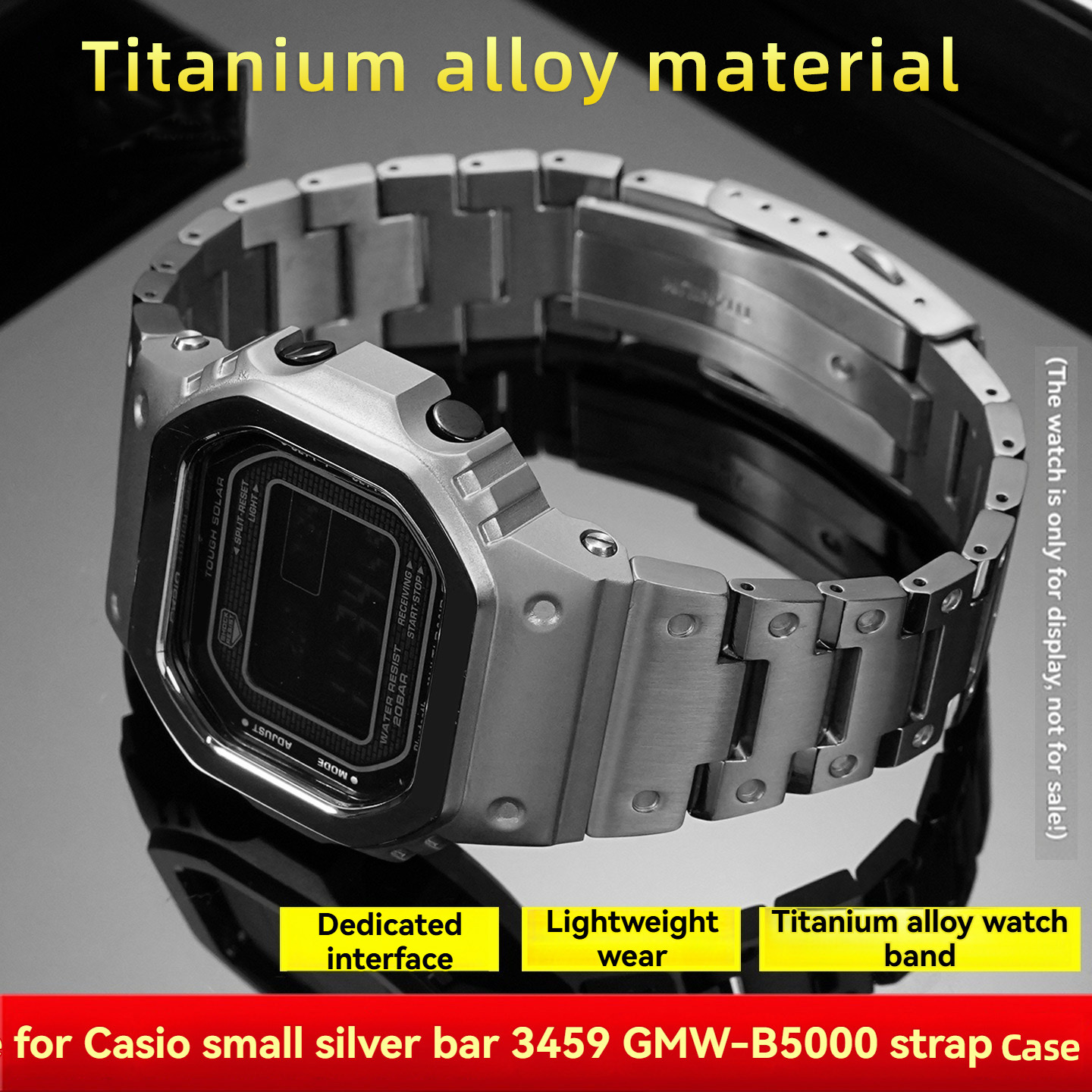 Luxury Watch Casio - GMW-B5000 Lega di titanio Mod Kit