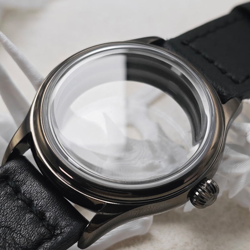 Bronze Case Watch - Cassa per Orologio Classica Grigio Canna
