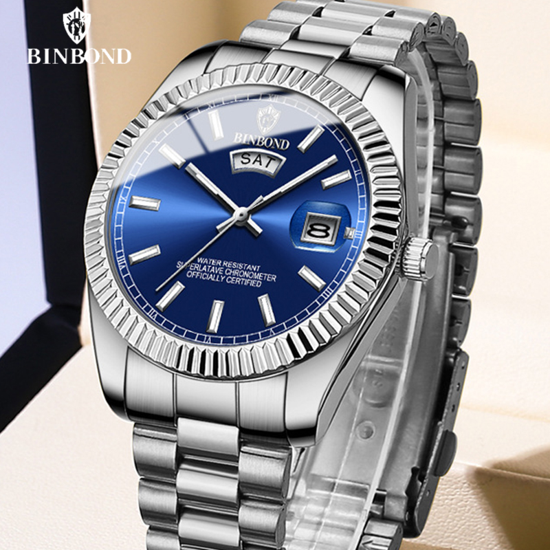 BINBOND B7012 Orologio da uomo - Luxury Watch Omega recensione e prezzo