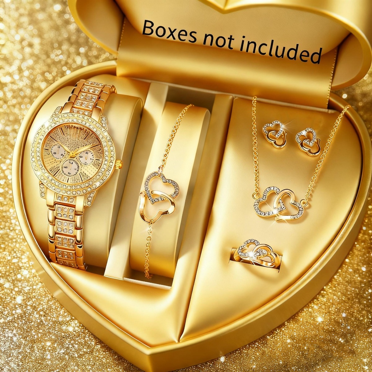 6 pezzi di lusso strass orolog - Luxury Watch Display Case recensione e prezzo