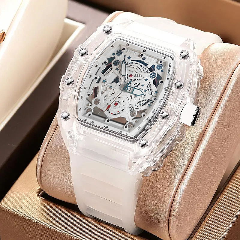 Tonneau orologio al quarzo mod - Luxury Watch Rubber Strap recensione e prezzo