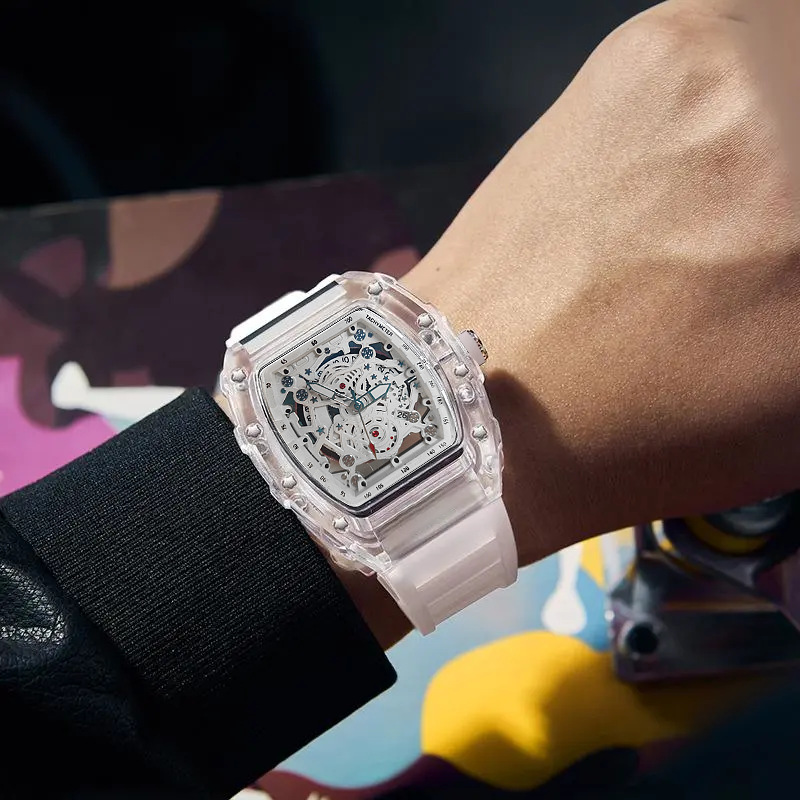 Tonneau orologio al quarzo mod - Luxury Watch Rubber Strap recensione e prezzo