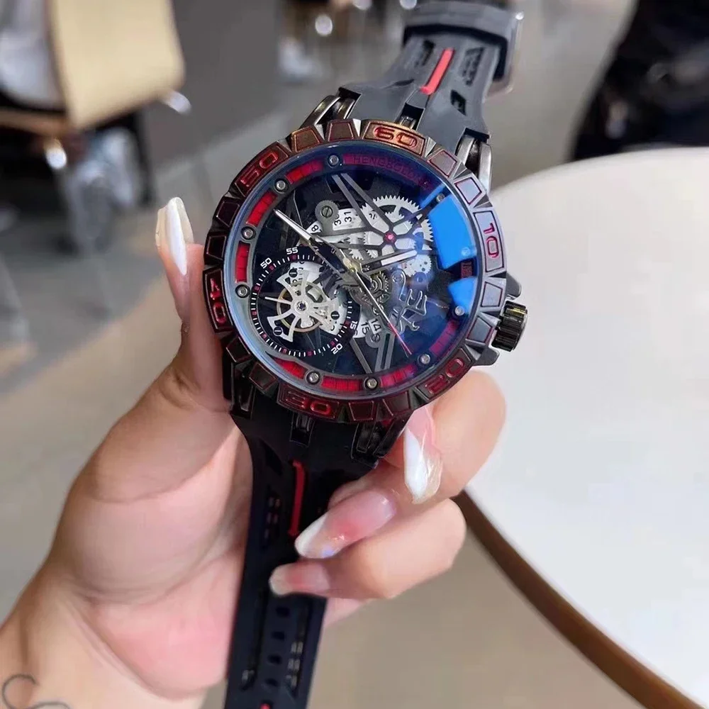 Orologi al Quarzo 3D da Uomo,  - Luxury Watch Rubber Strap recensione e prezzo