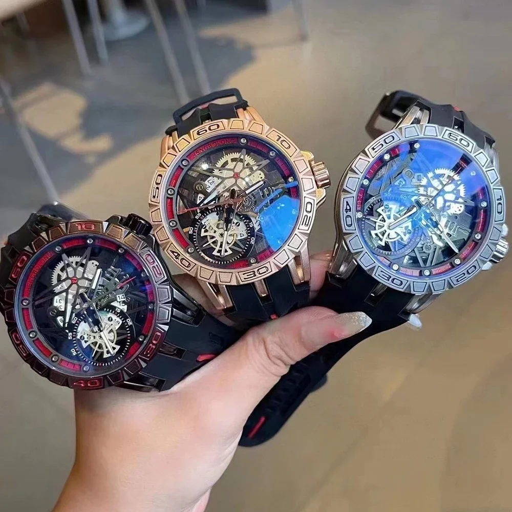 Orologi al Quarzo 3D da Uomo,  - Luxury Watch Rubber Strap recensione e prezzo