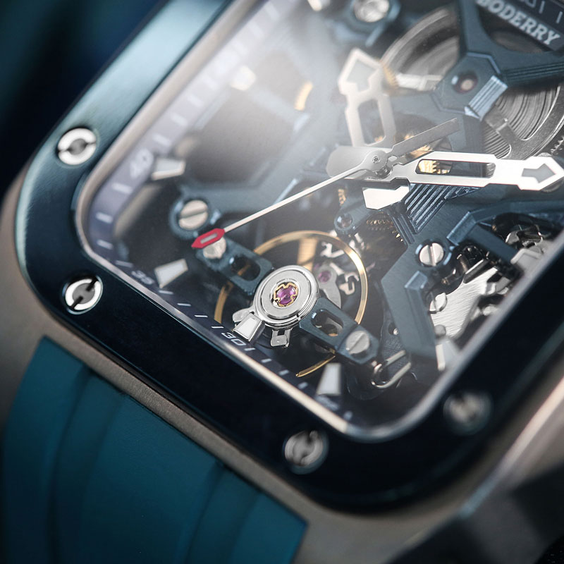 BODERRY Orologi scheletrati Or - Luxury Watch Rubber Strap recensione e prezzo