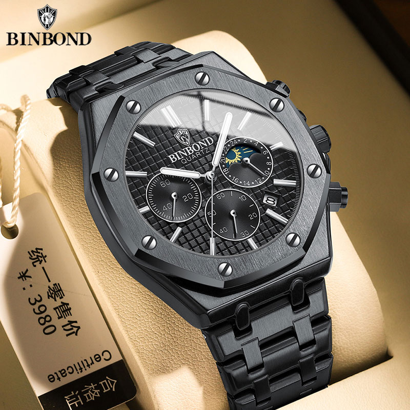 BINBOND Orologio da uomo di qu - Rolex Watch Daytona recensione e prezzo