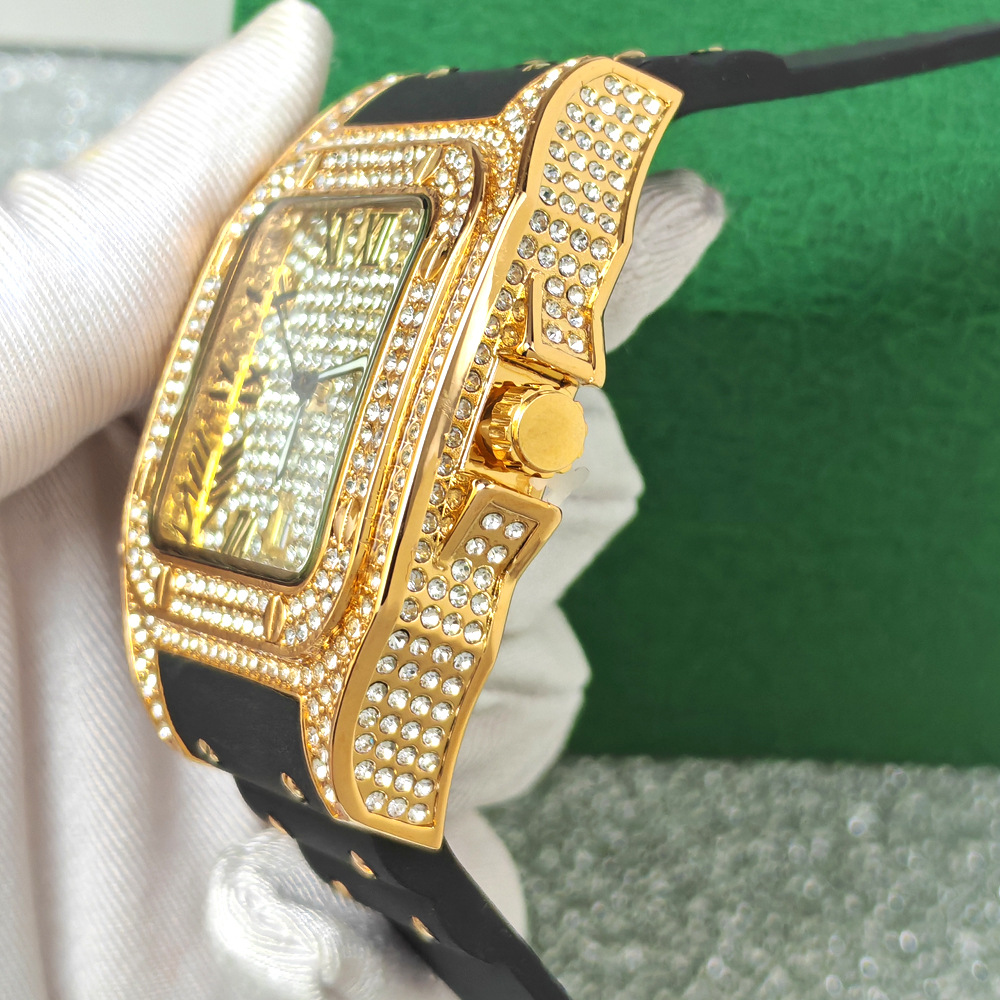 Orologio al Quarzo Quadrato al - Luxury Watch Rubber Strap recensione e prezzo