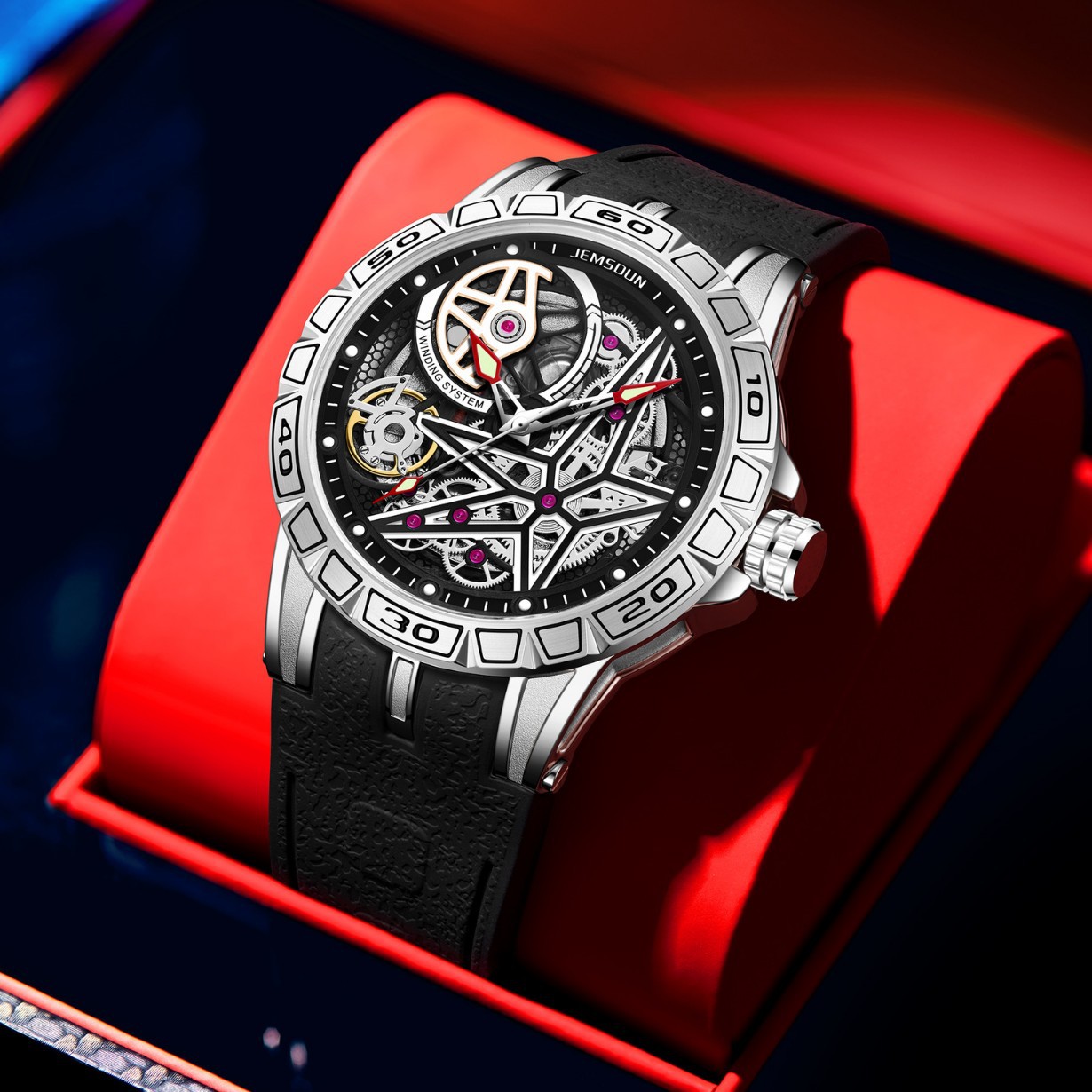 Orologi al Quarzo 3D Creativi  - Luxury Watch Rubber Strap recensione e prezzo
