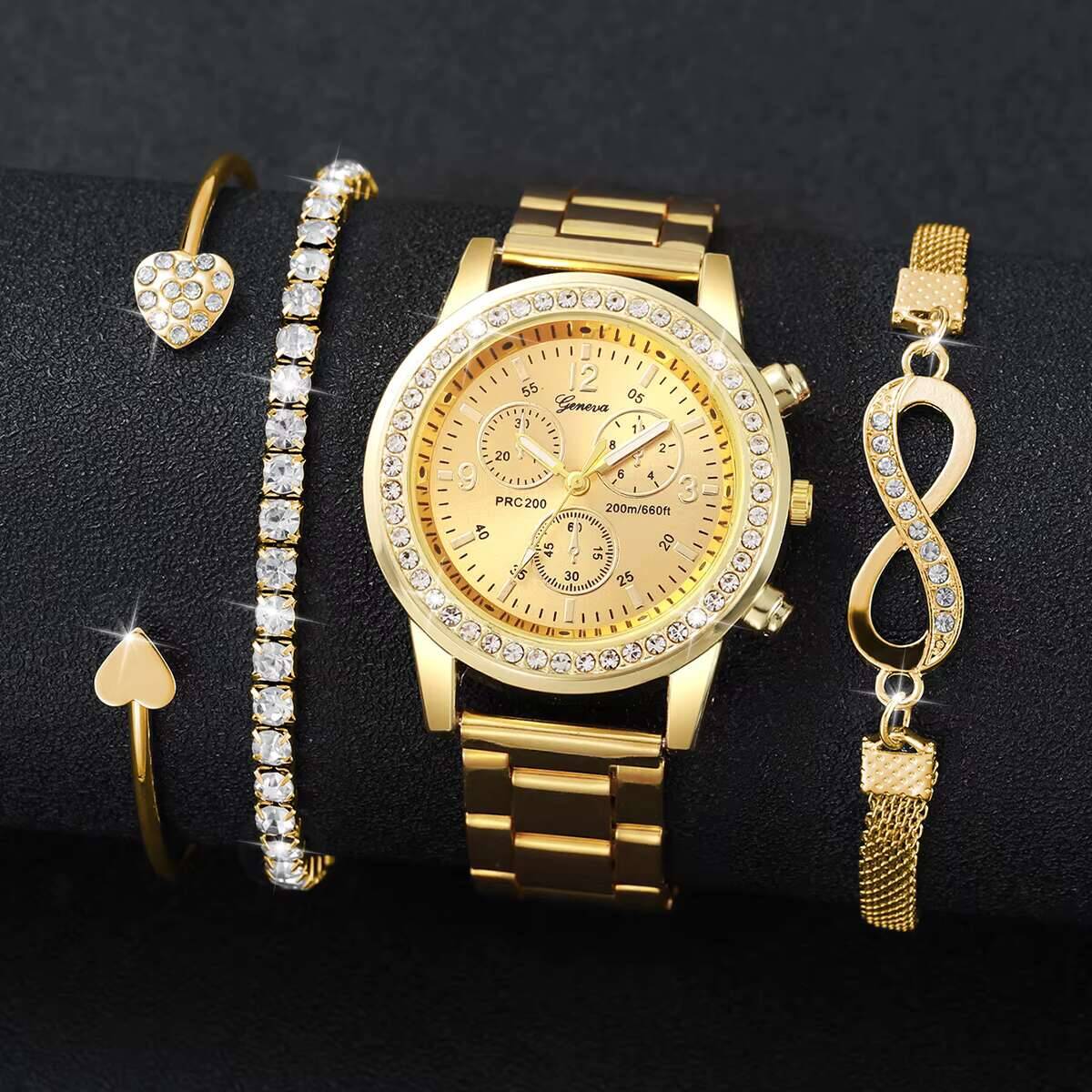 4 pezzi/set di orologi da donn - Luxury Watch Display Case recensione e prezzo